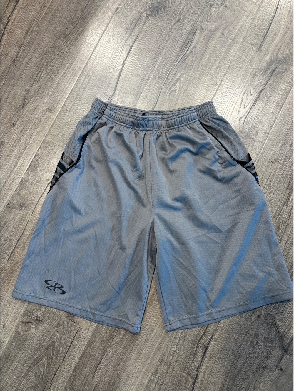 Boombah Loose Fit Gray Athletic Shorts Size Men’s Large